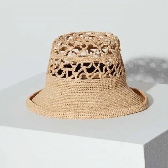 Janessa Leone Kenna Hat -Natural -S, M